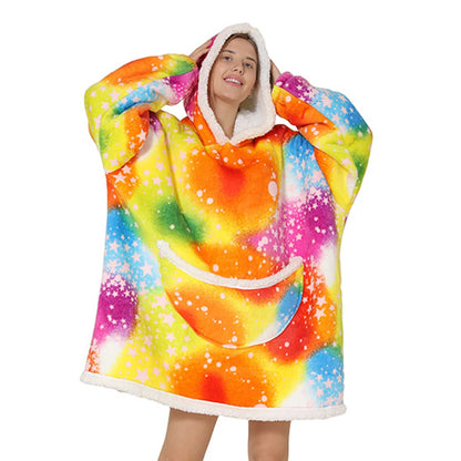 Oversized Blanket Hoodie Men-Women