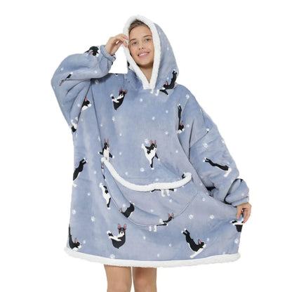 Oversized Blanket Hoodie Men-Women