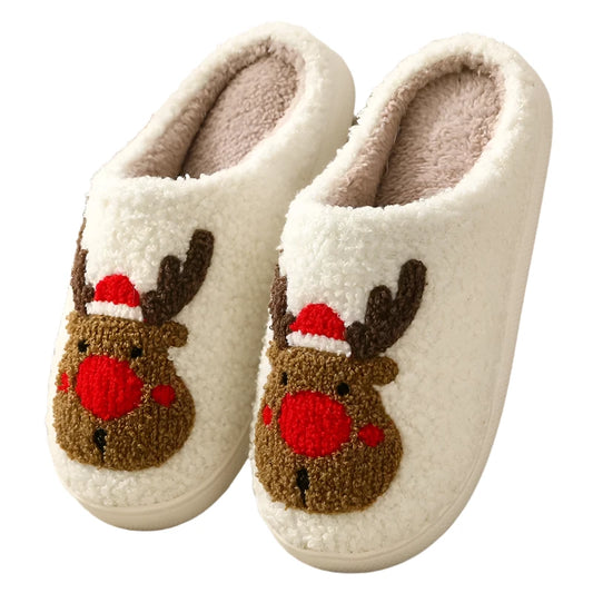 Christmas Cotton Slippers