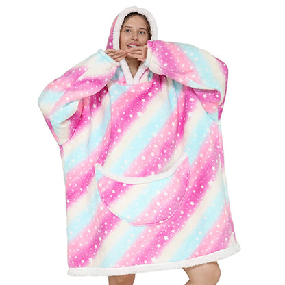 Oversized Blanket Hoodie Men-Women