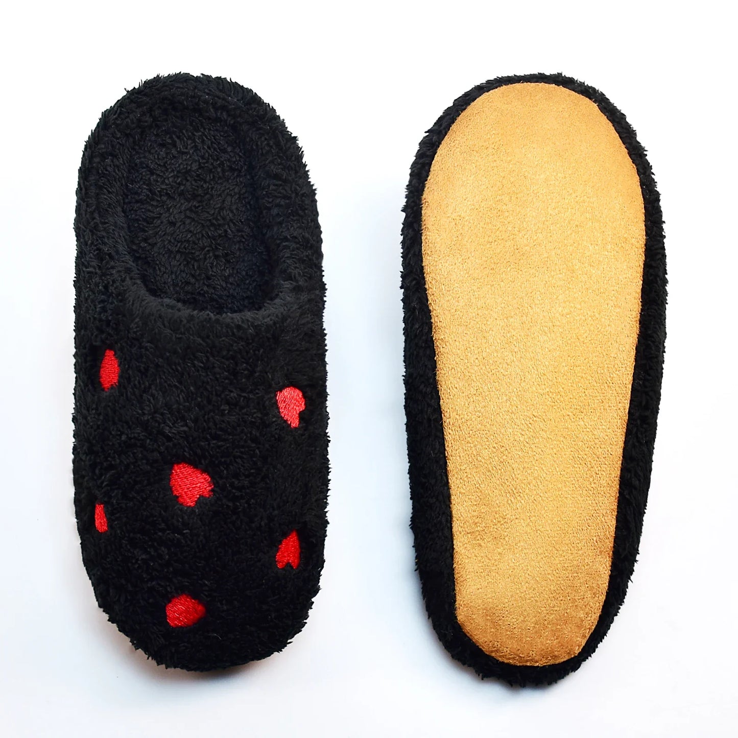 Heart-Shaped Slippers Love Mute