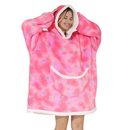 Oversized Blanket Hoodie Men-Women