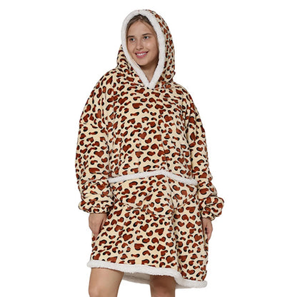 Oversized Blanket Hoodie Men-Women