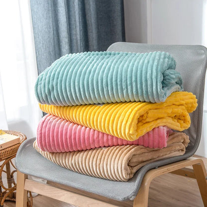 Striped Flannel Blankets