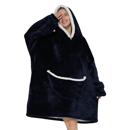 Oversized Blanket Hoodie Men-Women